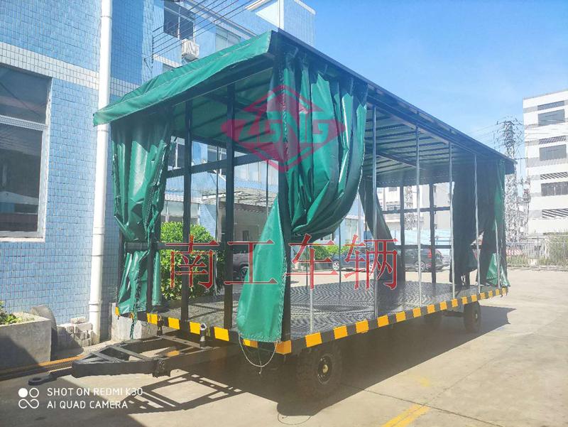 15吨雨篷双牵引OD在线(中国)有限公司篷式工具周转拖车