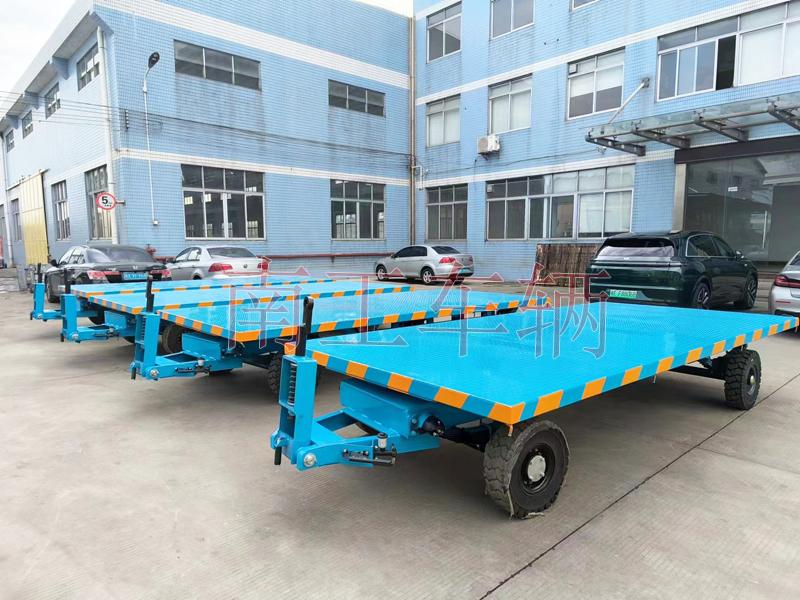 6吨OD在线(中国)有限公司蓝色 带减震带刹车工具拖车