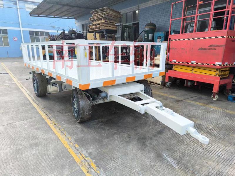 3吨OD在线(中国)有限公司牵引工具拖车 带护栏减震刹车功能